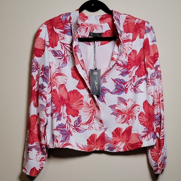 DG2 Diane Gilman Bomber Style Jacket. NWT. Size Small. - Picture 1 of 7